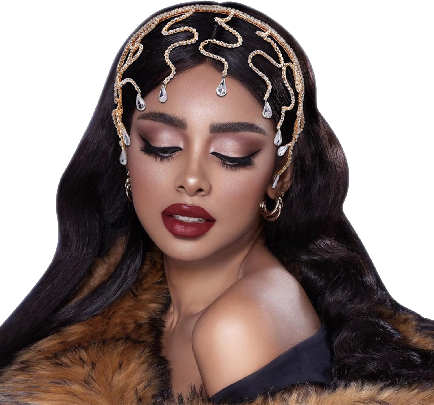 NICENEEDED Kopfschmuck Aus Strass