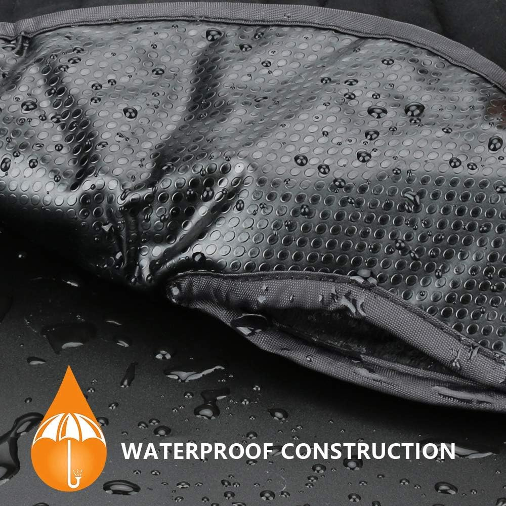 Piddle Pad Car Seat Protector, Bicyclestore Waterproof Liner Potty Training Pads Machine Washable Toddlers Car Seat Baby Infants Saver Cover Mat for Child Stroller, Dinner Chair (Black 2 Pack) - New Black 2 Pack image number 5