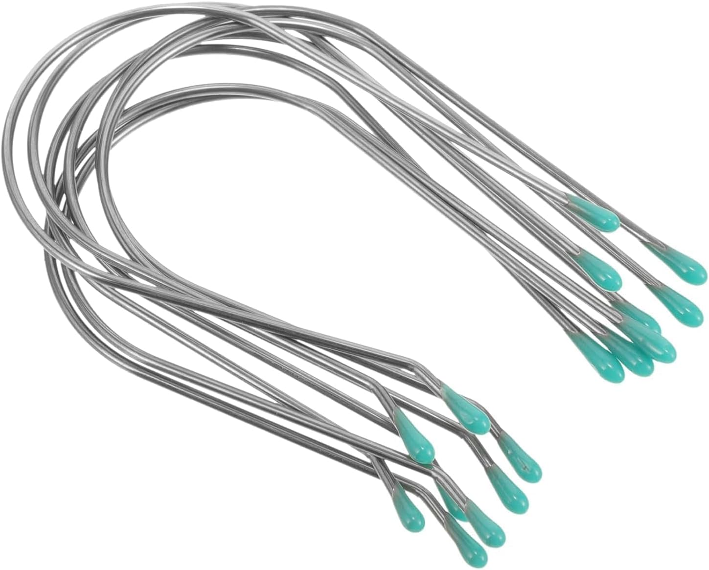 8 Pcs Silver Hot Curler Clips Replacement Kit, Hot Roller Rollers Securing Pins Fits 2 Inch, Replacement Styling Tools and Appliances,Hot Roller Clips Replacement Kit, Fits Most Sized Rollers image number 4