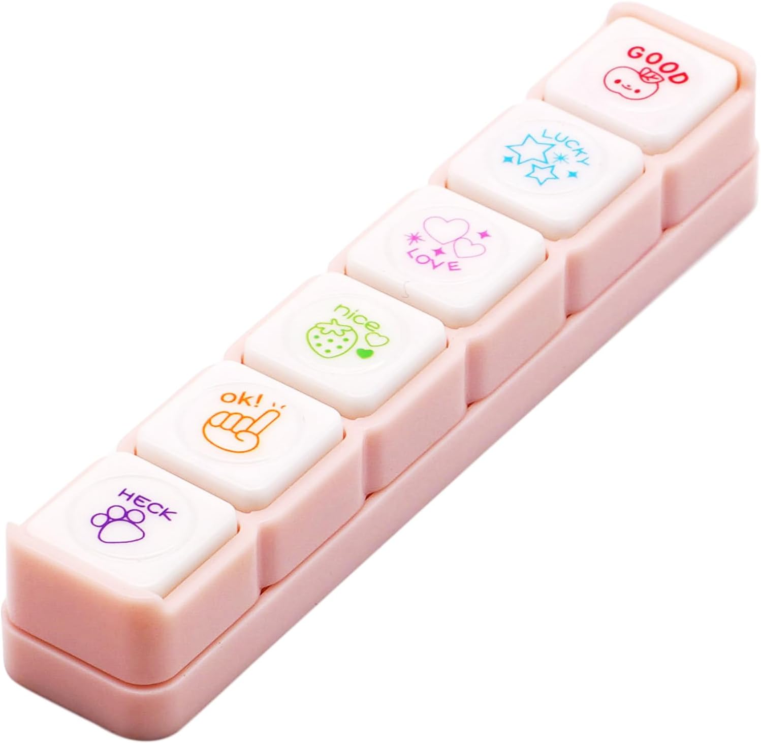 Notebook Stamp with Multiple Cute Weather Designs for Scrapbook, DIY Paper Decoration, Teachers Motivation