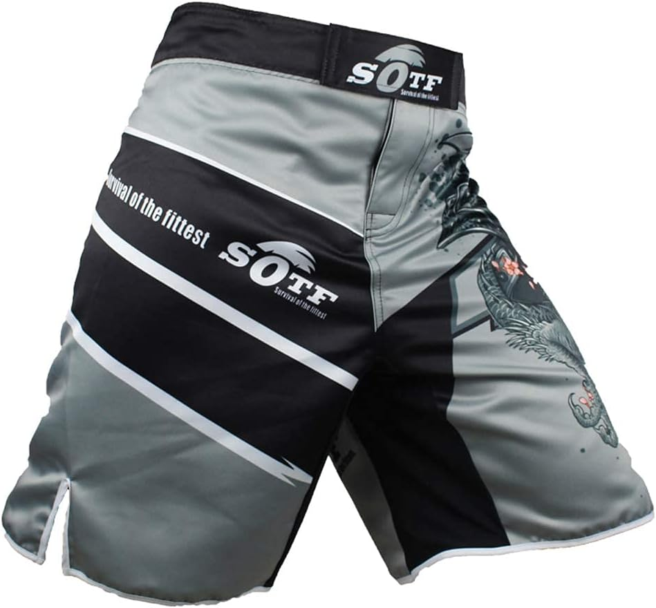 SOTF Boxing Shorts Men Muay Thai Fight Shorts MMA Shorts for Men BJJ image number 1
