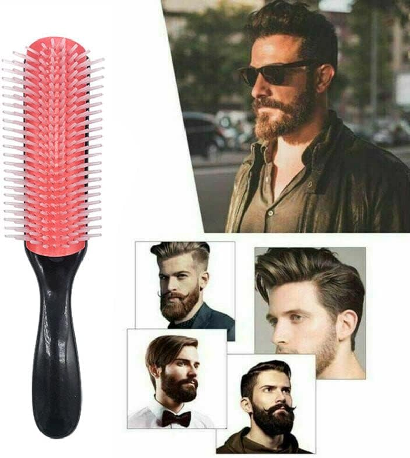 AIMALL New Hair Styling Brush Classic D3 Medium (9 Row) Comb Styling Hairbrush for Smoothing, Shaping, and Polishing image number 3