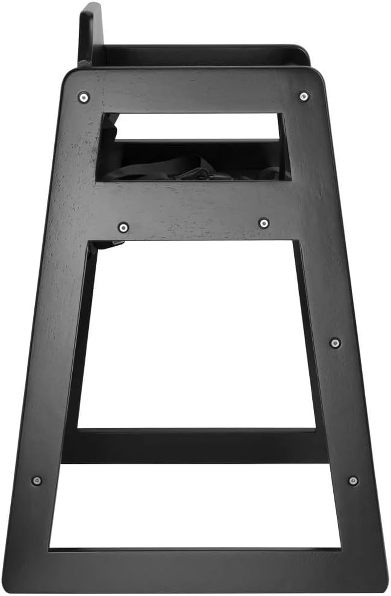 Bolero Wooden High Chair, Black image number 1