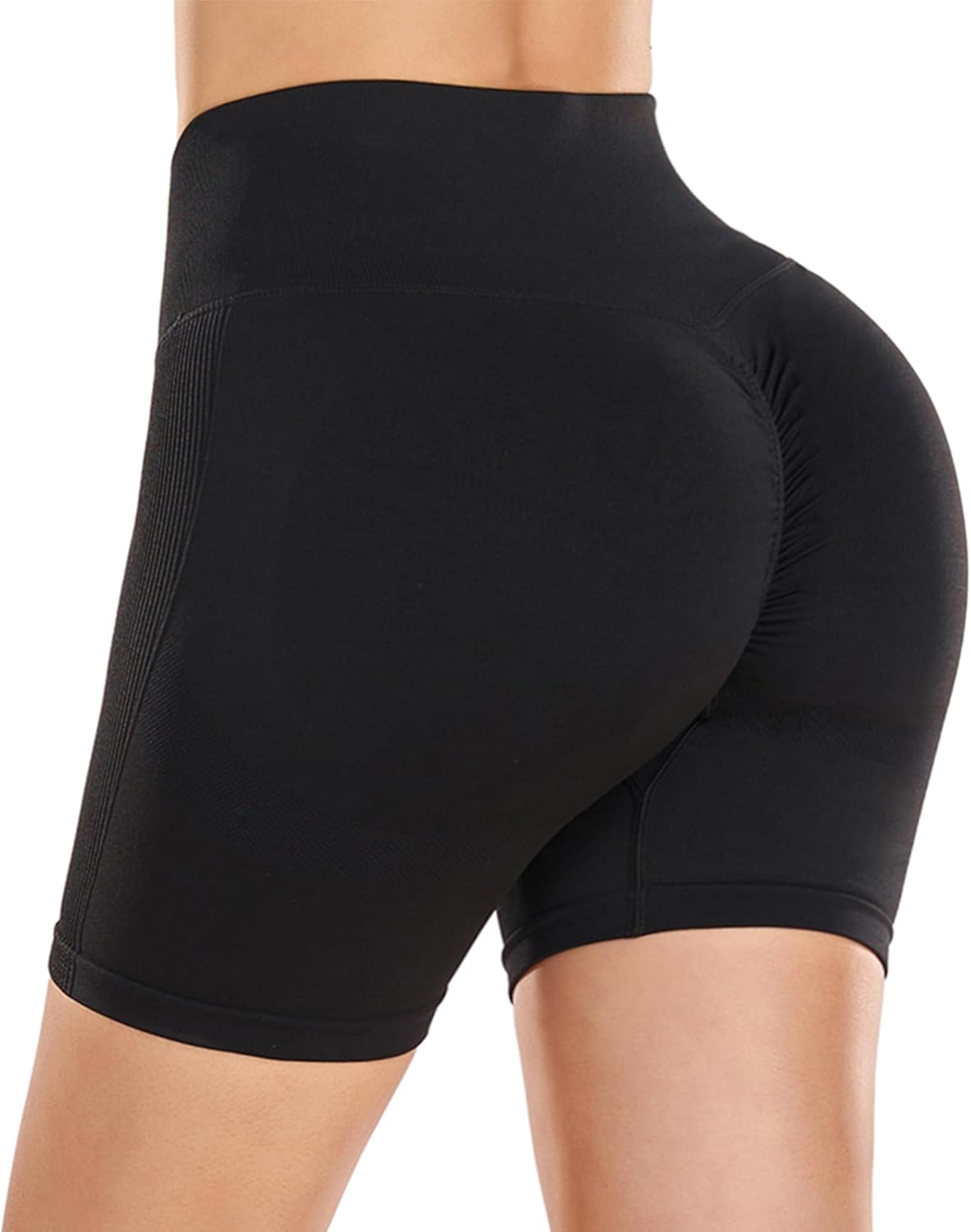 Duduma Seamless Biker Shorts for Women Scrunch Butt Workout Shorts High Waist Running Athletic Yoga Gym Shorts Womens Sports Shorts image number 2