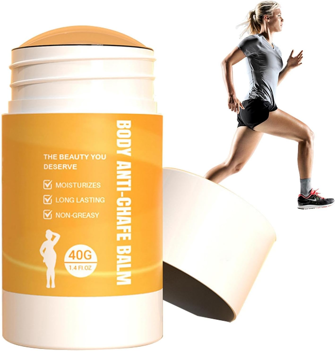 Anti Chafing Stick - anti Chafe Balm Cream for Thigh Rescue - anti Chafe Cream for Friction and Irritation Relief, Used for Chest, Arm, Thigh, image number 2