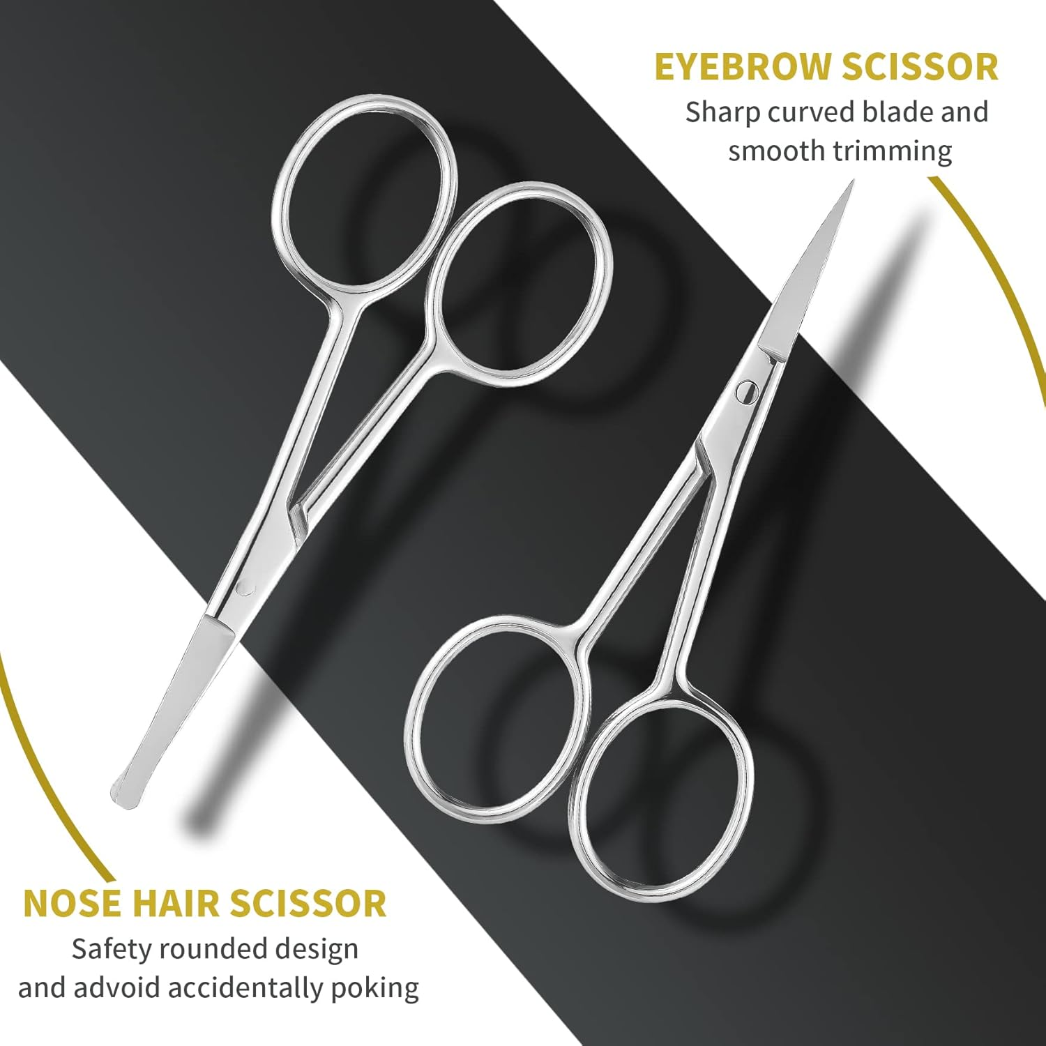 BEZOX Manicure Set, 5 Pieces Nail Clippers, Nail Scissors Tools Kit, Pedicure Toenail Nippers, Stainless Steel Professional Nail Cuticle Nippers, Nail File, Cuticle Pusher, Cuticle Knife image number 5