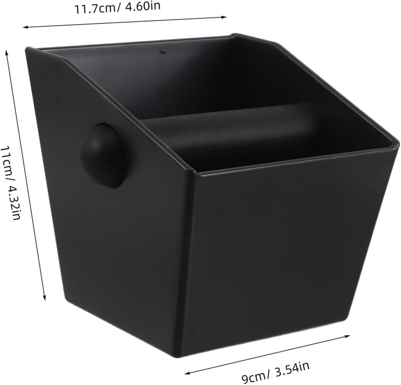 HOMOBABE Coffee Knock Box Espresso Dump Bin with Detachable Knocking Rod Non-Slip Base Coffee Grounds Container for Home and Office Countertop image number 5