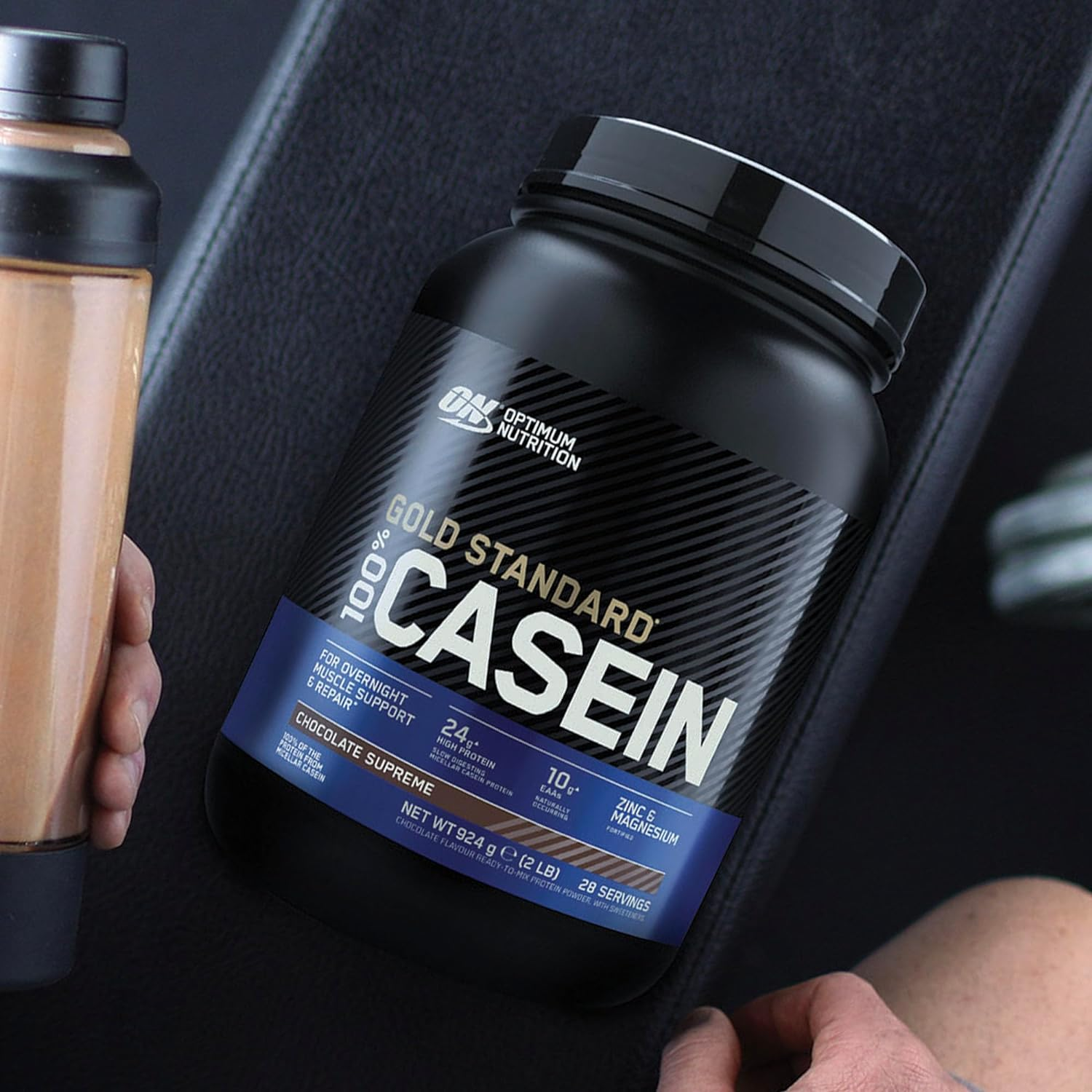 OPTIMUM NUTRITION Gold Standard 100% Casein Protein Powder, Vanilla Flavour 1.75Kg - [2024/2025 Plastic Neck Band Packaging May Vary] image number 5
