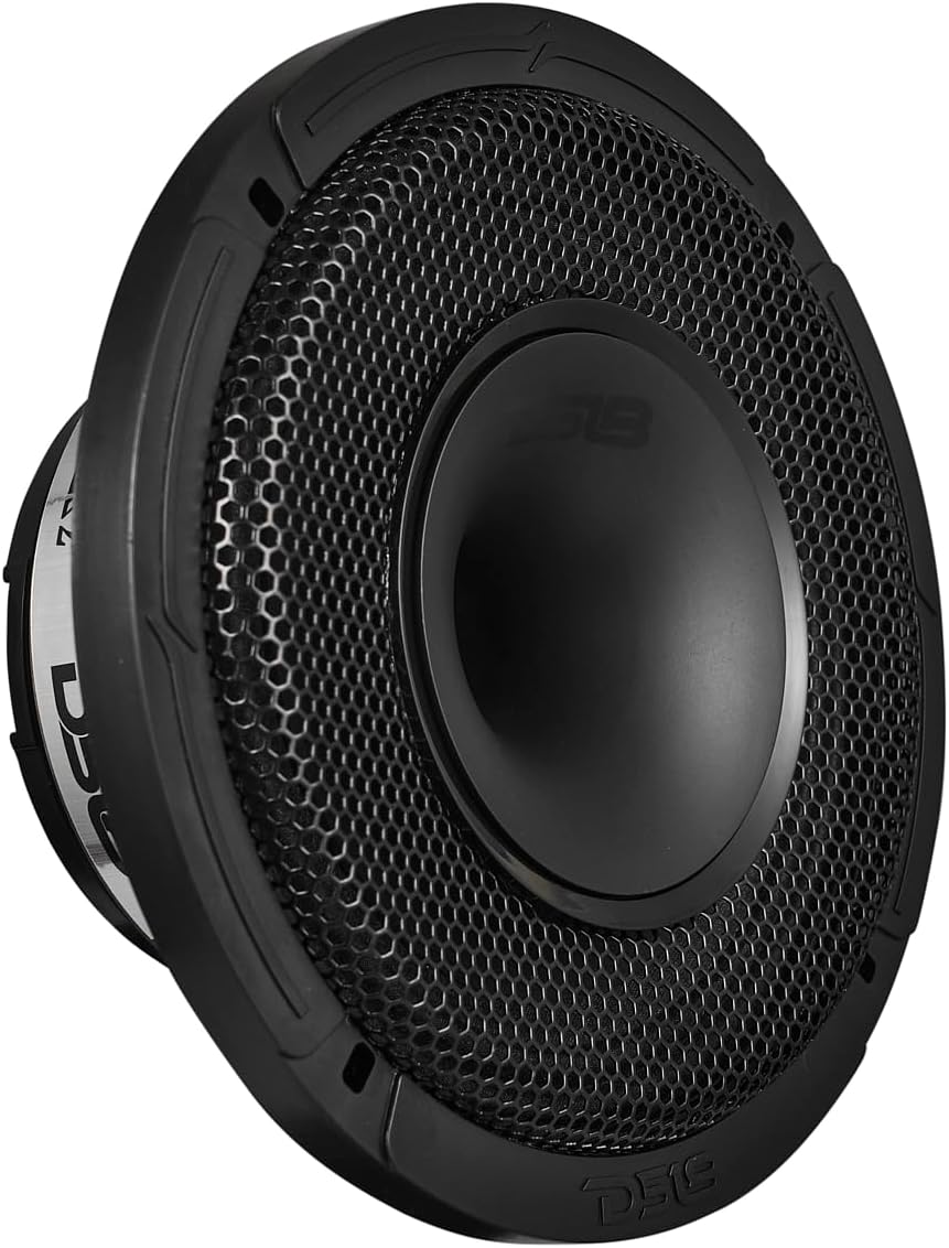 DS18 PRO-HY6MSL 6.5" Shallow Hybrid Mid-Range Car Audio Loudspeaker with Built-In Driver and Grill Included 300W Max 150W RMS 8 Ohms (1 Speaker) image number 4