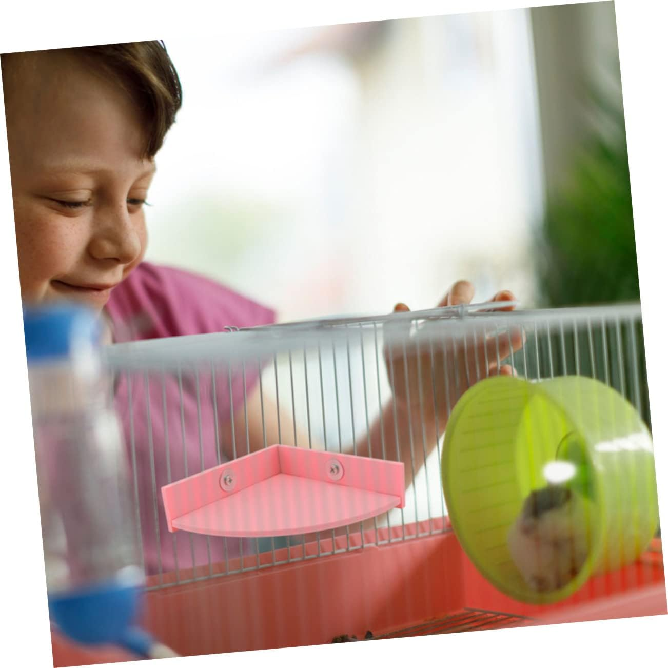 Angoily 3Pcs Hamster Platform Cage Board Small Animals Hamster Cage Toy for Standing Platform image number 4