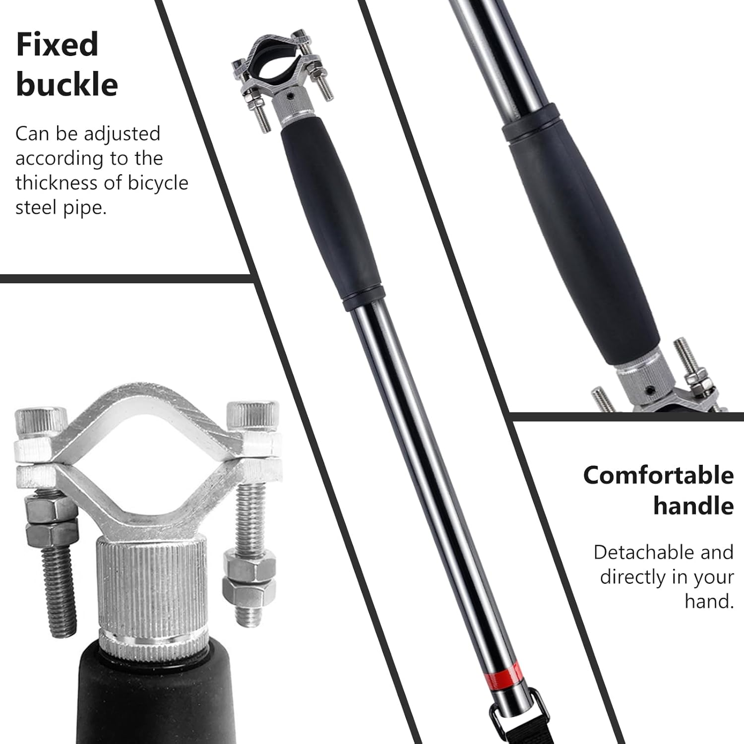 Bicycle Dog Leash: Retractable Dog Lead, Exercise Lead, Bicycle Dog Holder with an Allen Key and a Rubber Seal, Equipped for Cycling and Walking with Dog