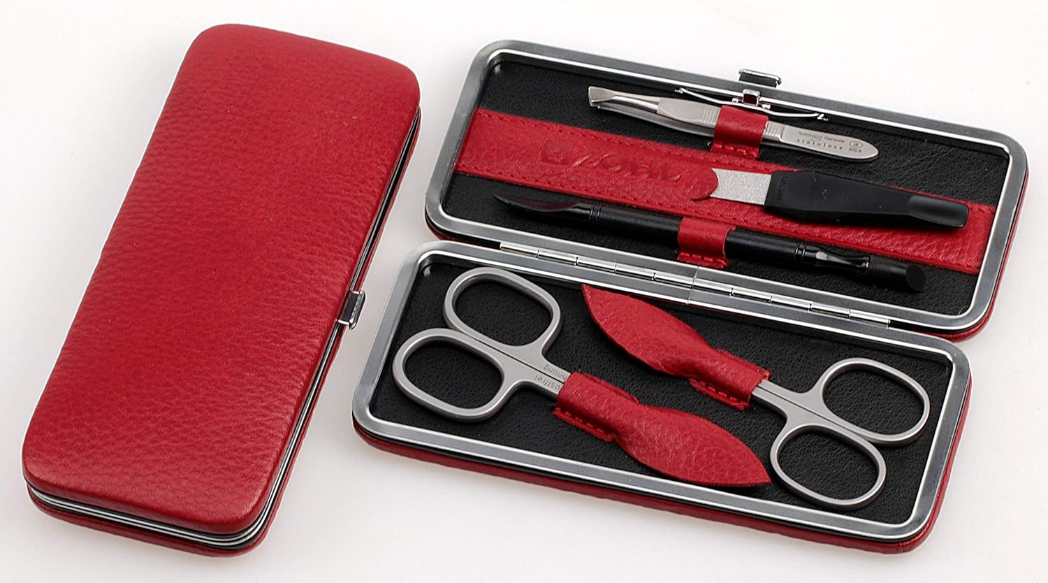 ZOHL Manicure Scissors Leather Set 5 Pcs Made in Germany