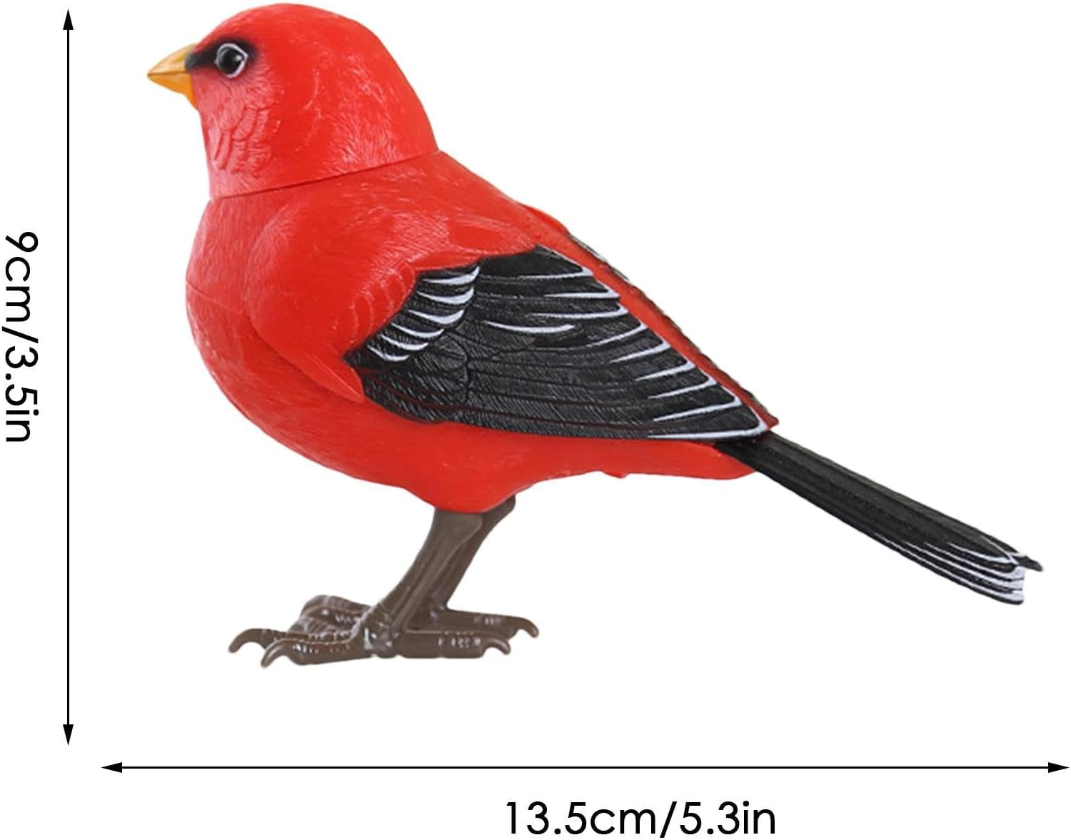 Artificial Bird Toys, Electric Interactive Toy, Fake Birds Sound and Motion Activated Singing Bird, Realistic Simulation Birds Making Sounds, Tree Ornaments for Garden Decorations, Pet Supplies - Abd04 image number 5