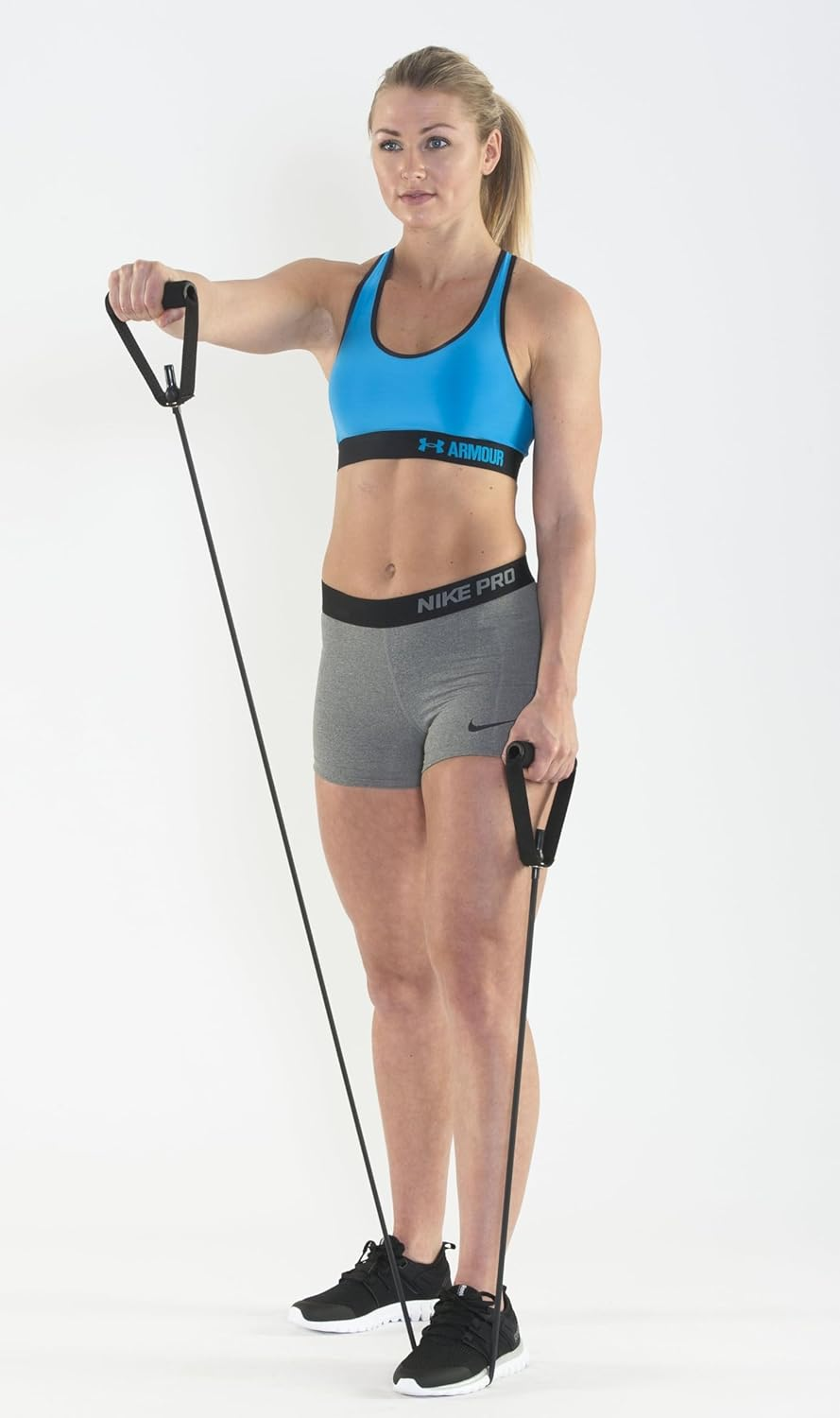 Black Mountain Products Exercise Single Resistance Band with Door Anchor and Starter Guide image number 6