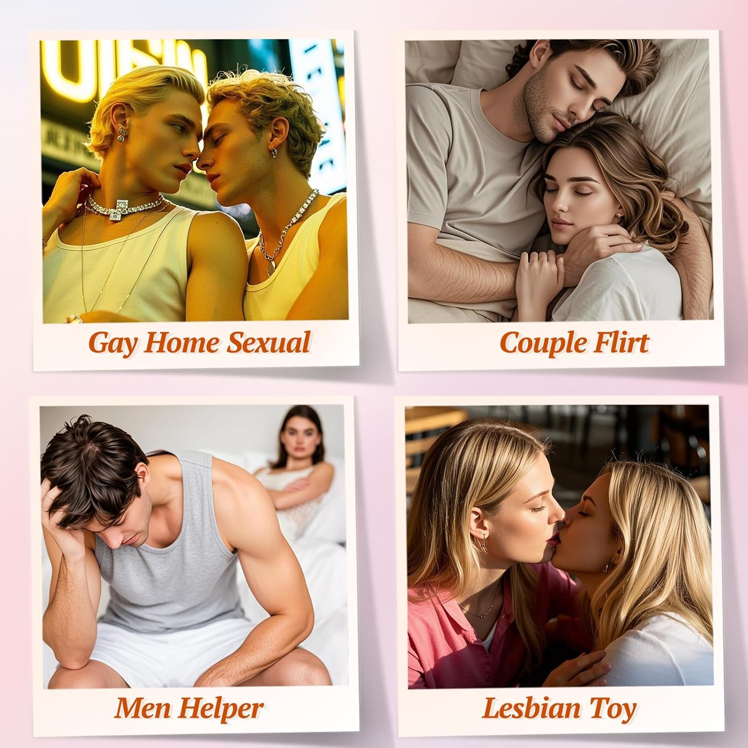 Strap-On Dildo Panties, Ultra Elastic Silicone Wearable Panties with 7 Inch Realistic Solid Dildos, Transgender Clothing Adult Toys, G Spot Vagina Stimulator Sex Toys for Lesbian Couples image number 1