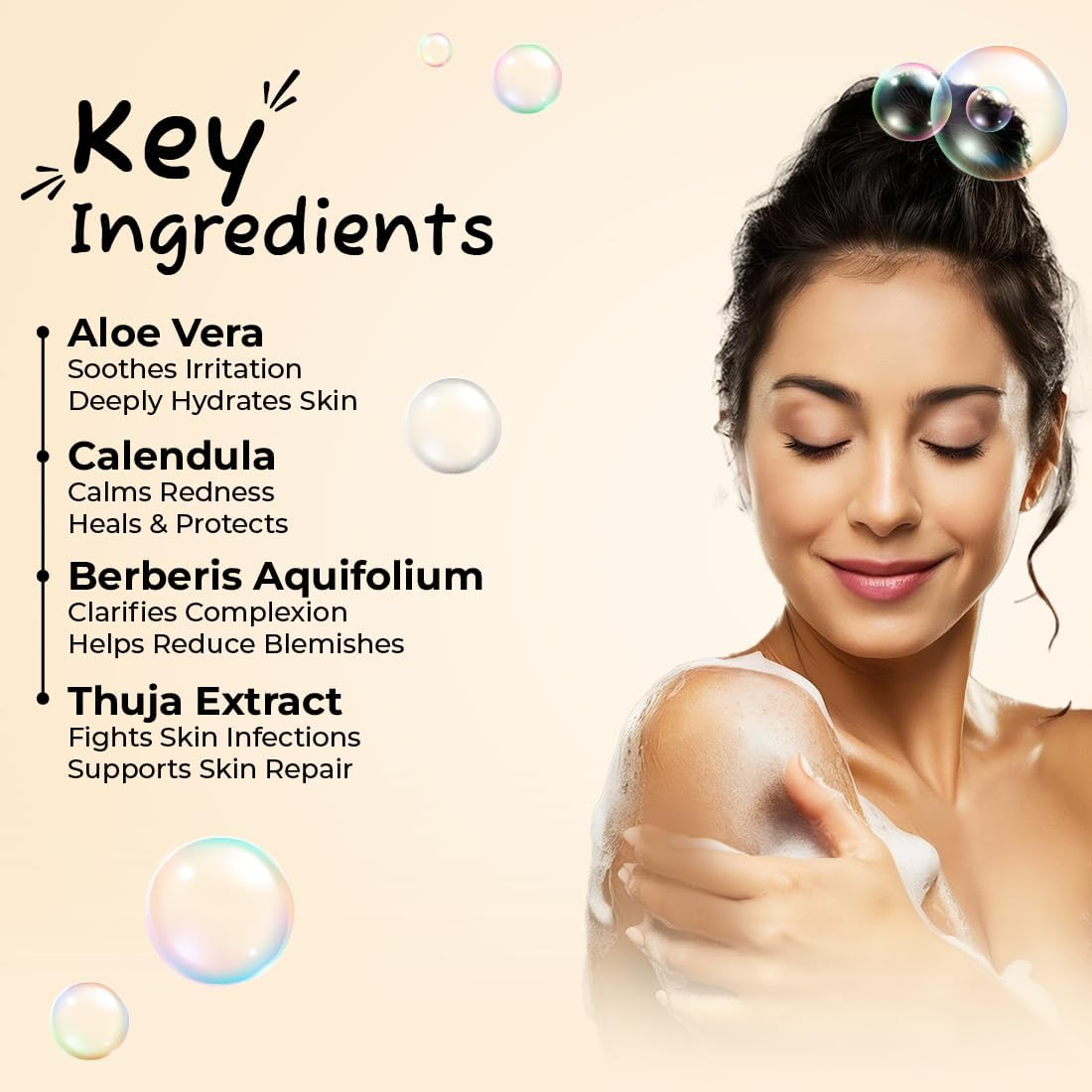 Baksons Sunny Derm Aid Soap with Berberis and Calendula, 75G - Pack of 4 image number 3