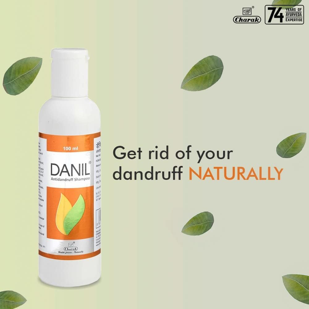 Charak Danil Shampoo Pack of 2 (2 * 100Ml)