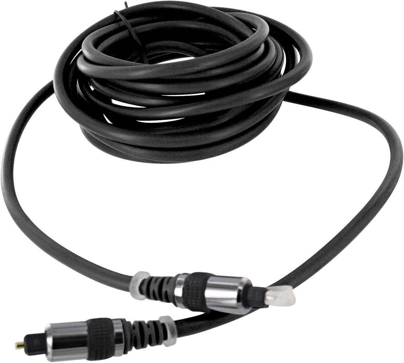 6M Selby Optical Digital Audio Cable Toslink Lead Black Home Theatre Hi-Fi