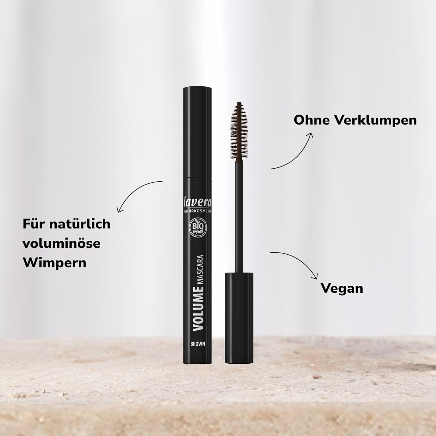 Lavera Volume Mascara, No.01 Black, 0.3 Ounce