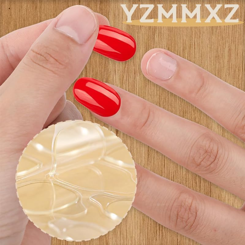 720 Pcs False Nail Sticky Tabs, 30 Sheets Transparent Double-Sided Adhesive Nail Tabs - 12 Sizes, Reusable & Nail-Friendly Sticky Pads with Protective Film image number 1