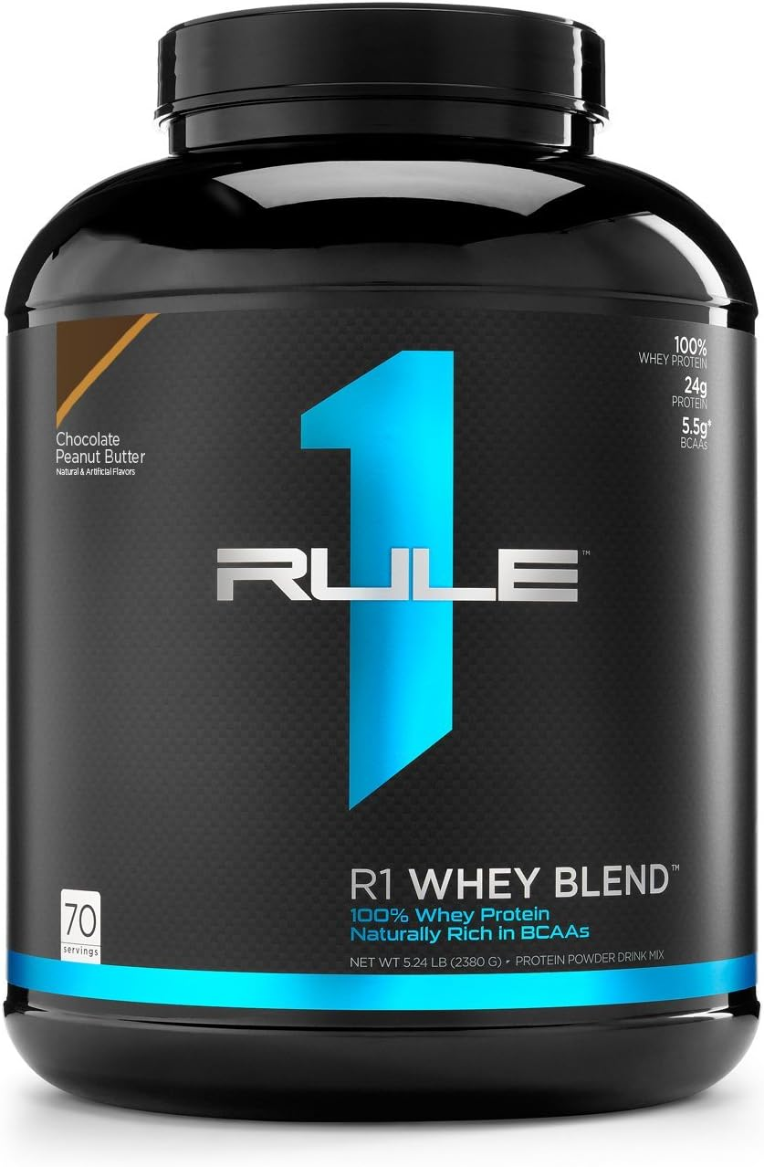 Rule1 R1 Whey Blend 28 Servings, Chocolate Fudge,, Chocolate Fudge 1 Kilograms image number 5