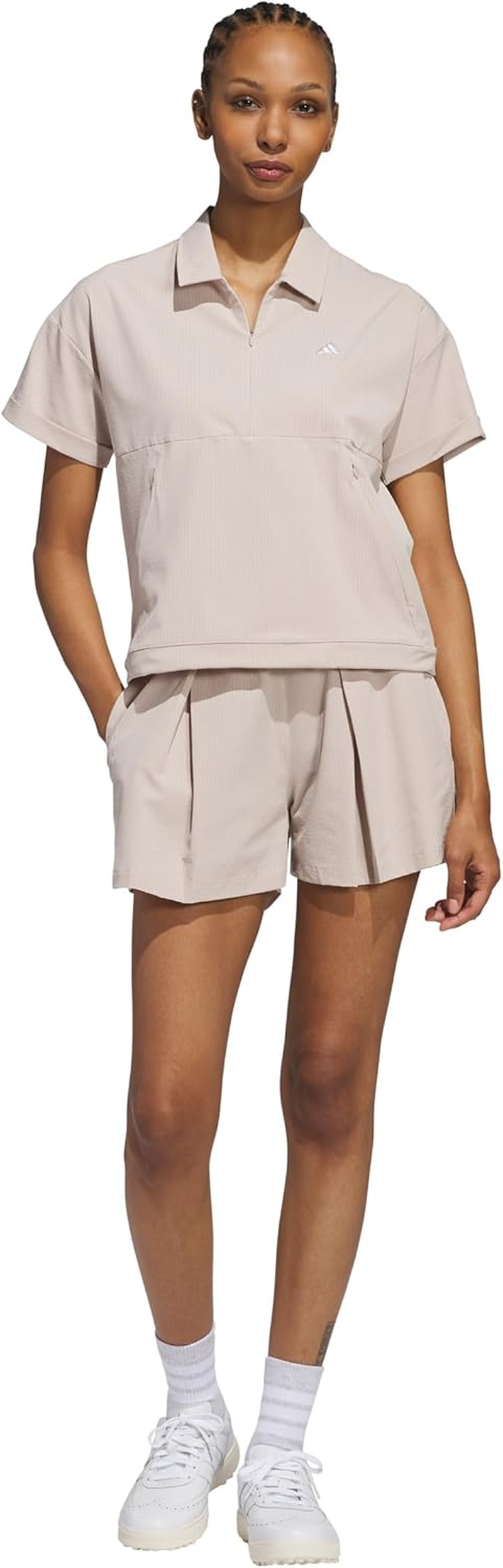 Adidas Women'S Go-To Pleated Short, Collegiate Navy, Medium image number 4