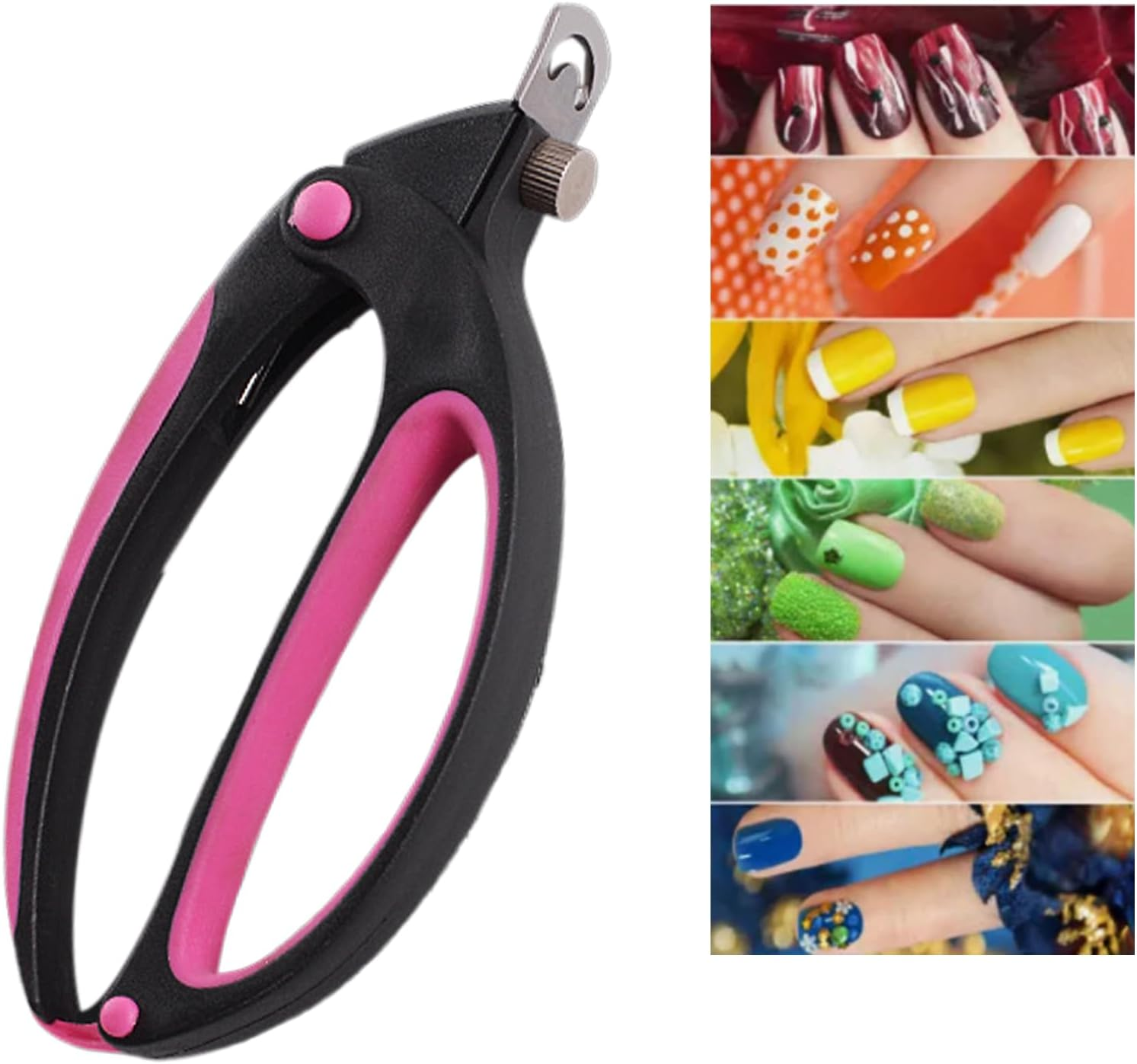 Nail Cutter for Men - Fake Nail Tips Cutter - Stainless Steel Adjustable Trimmer Grooming Tool for Men Women Pet Home Salon Pedicure Care image number 2