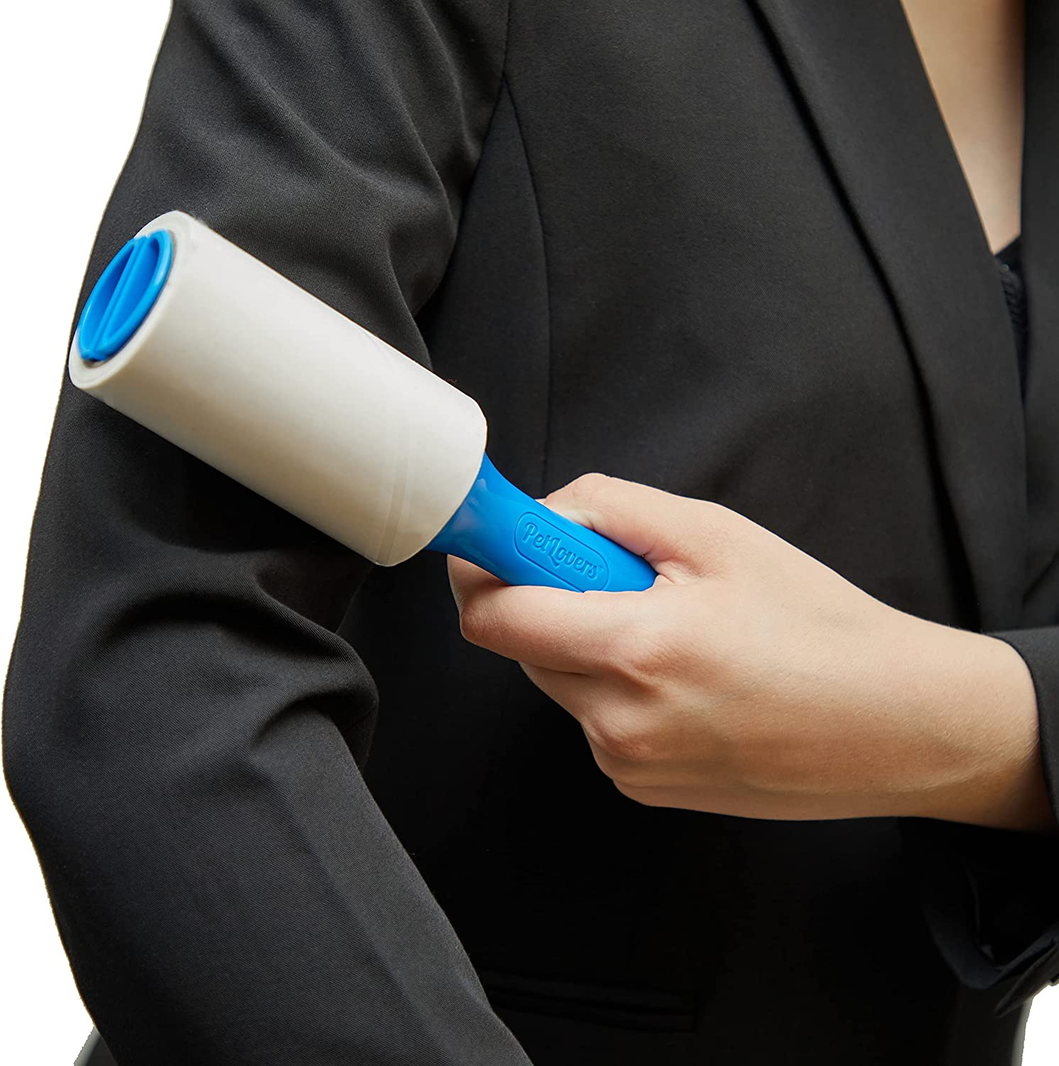 Petlovers Extra Sticky Lint Roller Single Unit 90 Sheets for Pet Hair Removal, Dog and Cat Lint Remover (1 Pack) image number 6