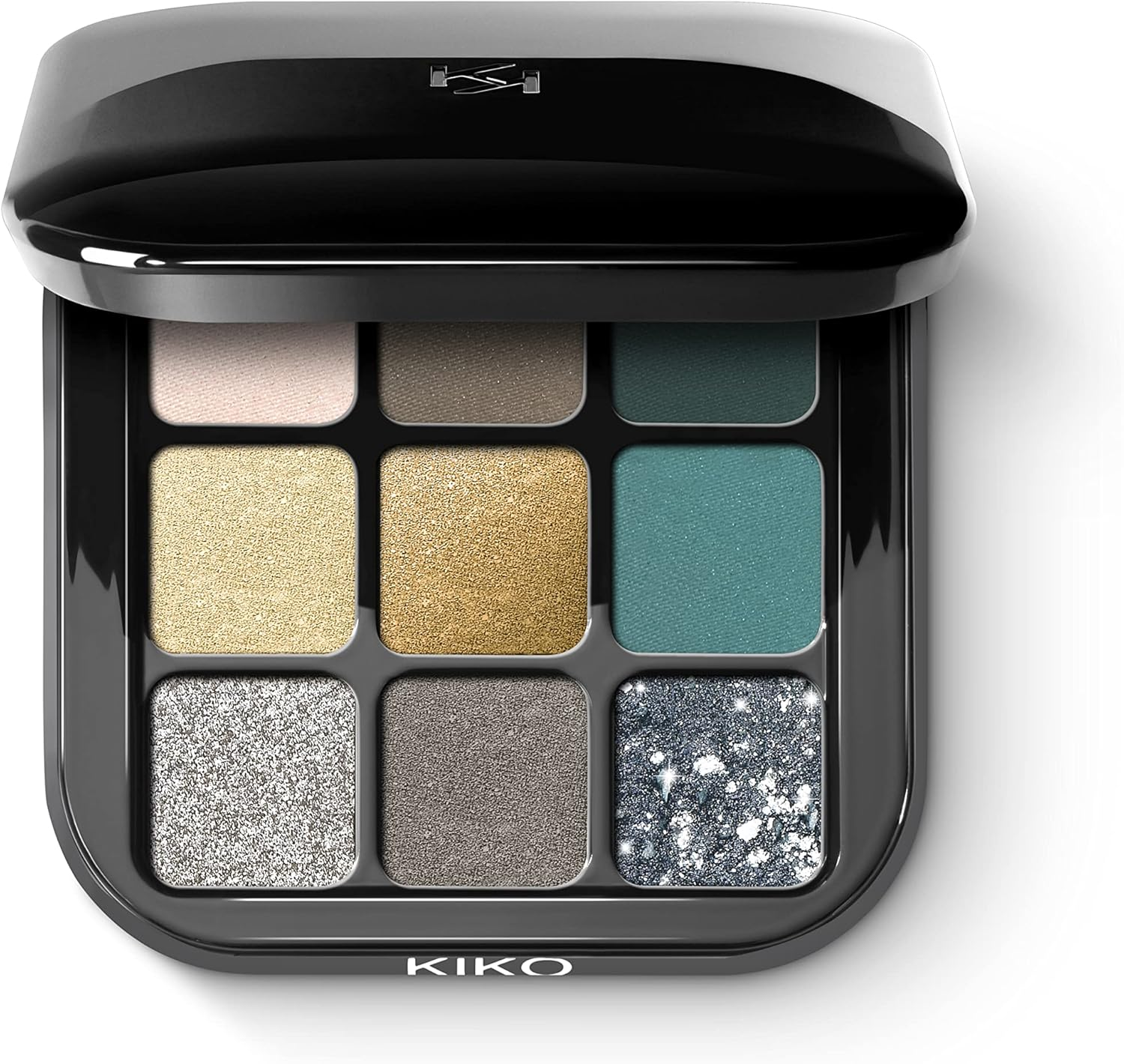 KIKO Milano Glamour Multi Finish Eyeshadow Palette 01 | Palette with 9 Eyeshadows in Different Finishes image number 4