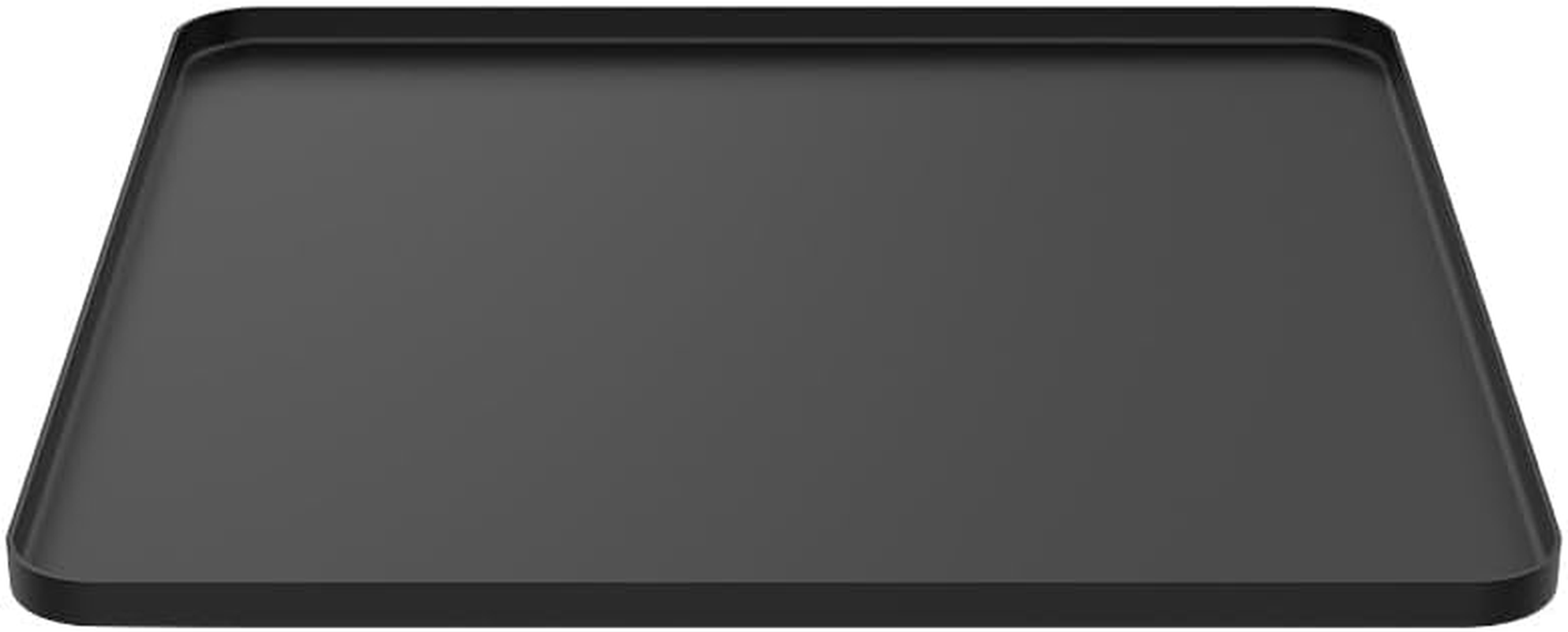 Silicone Fridge Mat with Raised Edges, 23.6"X23.6"X0.78" Mat for Refrigerator,Washing Machines, Refrigerators, Floor Protector Dryers Mat,Washing Machine Mat Mat for Dryer Mini Fridge (Black) image number 3