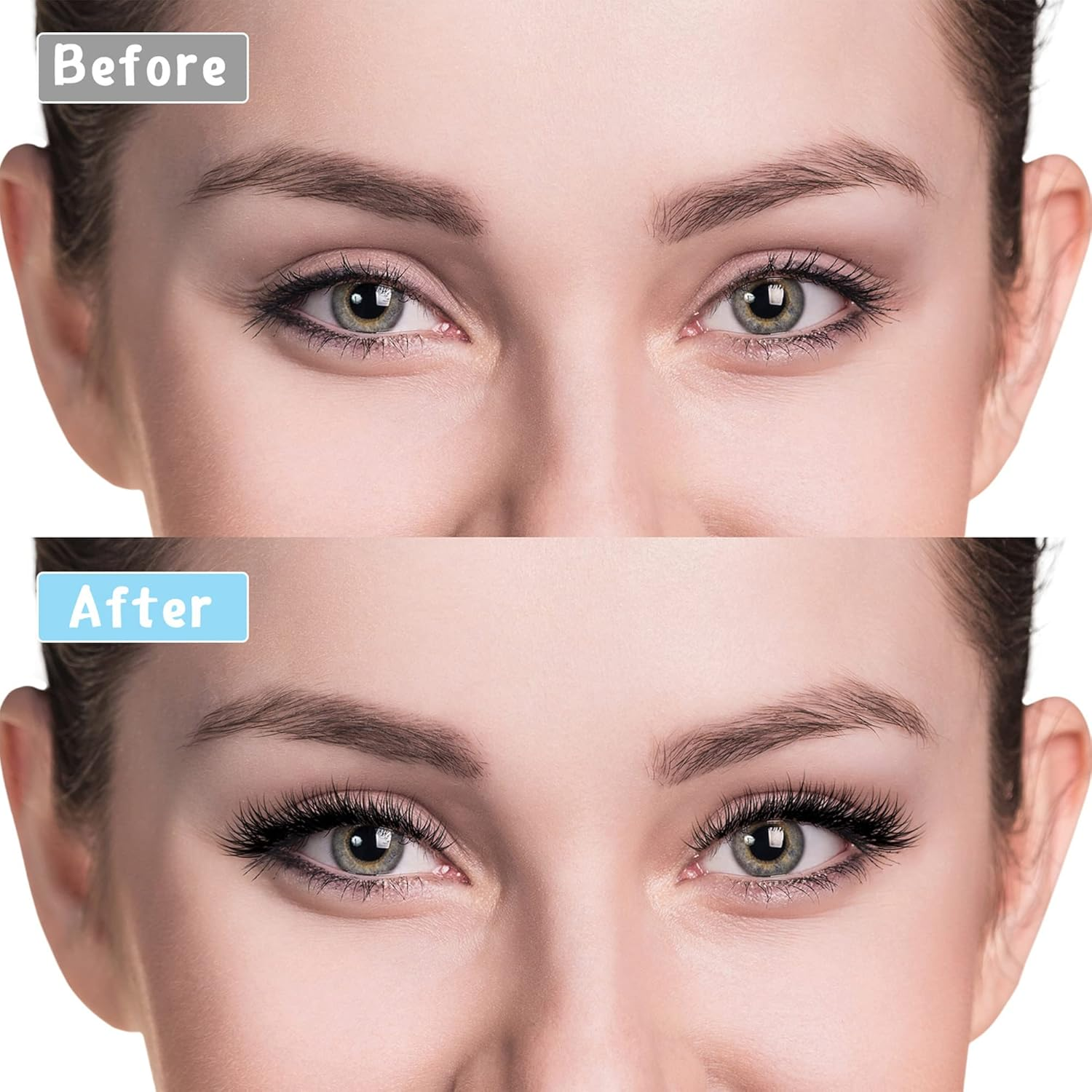 Hicarer 48 Pieces Lash Lift Rods Silicone Eyelash Pads Raise Eyelashes Perming Curler Rods (Small, Medium, Large), Silicone Lash Lift Shields for Eye Supplies Makeup Tool(Blue) - Blue image number 5