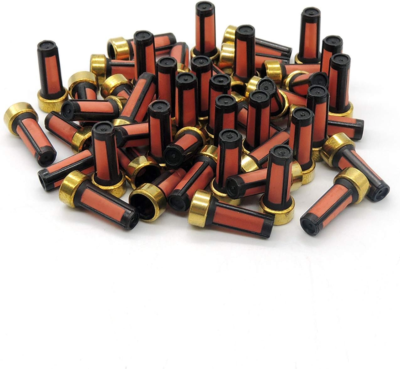 Hisport Fuel Injector Seal Kits Filter Baskets Repair Set CF109Y Compatible with Yamaha Marine[50 Set] image number 2