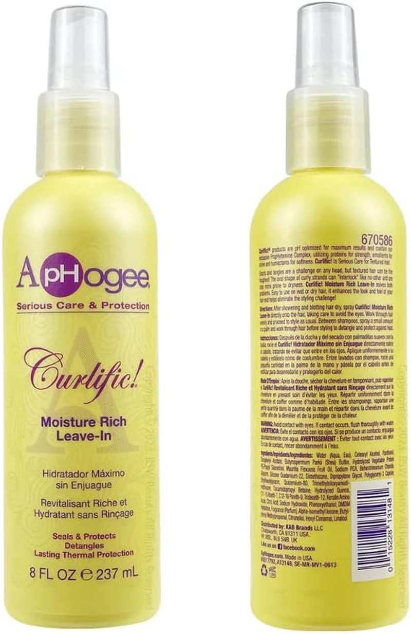 Aphogee Curlific Moisture Rich Leave-In 8Oz image number 1