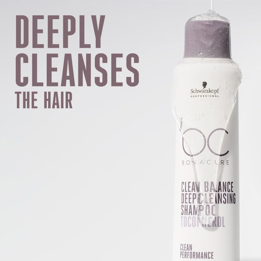 Schwarzkopf Professional BC Bonacure Clean Balance Deep Cleansing Shampoo (250Ml) image number 3