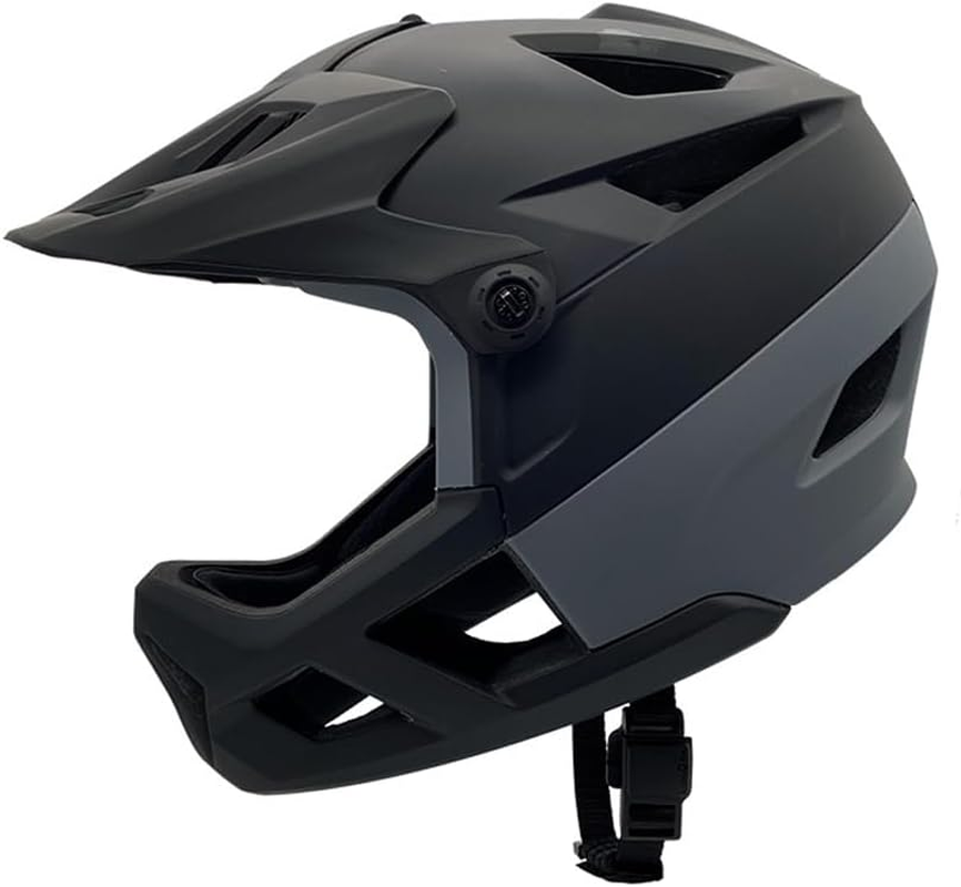 Full Face Mountain Bike Helmet for Men Women Road Bicycle Lightweight Adjustable Visor Goggle Port Impact Resistant image number 1