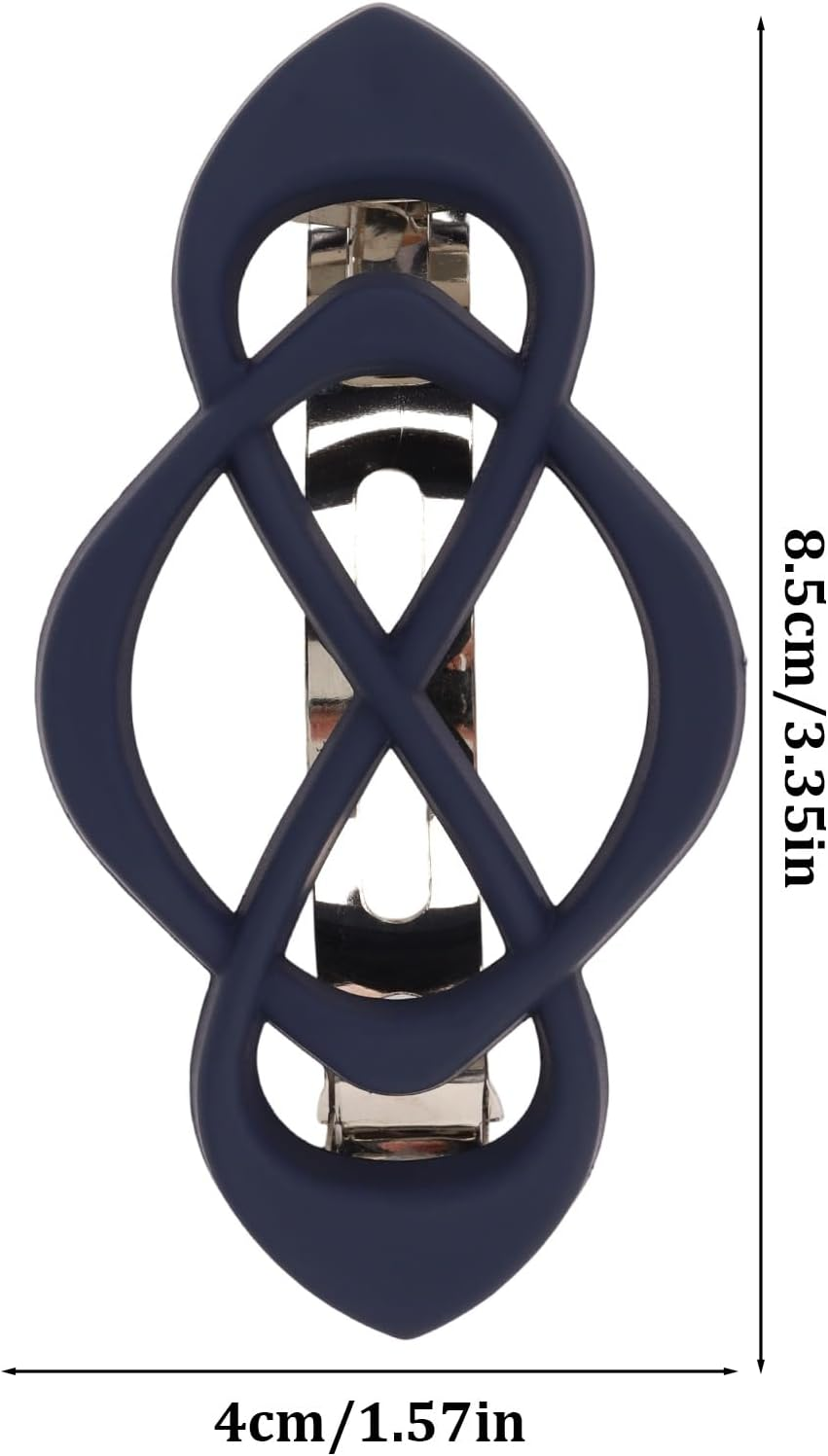 Srotmirw Women'S Hair Clips, Pack of 4 Cross Shaped Frosted Hair Accessories for Women and Girls in Everyday Use