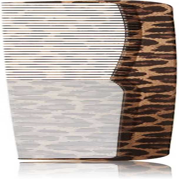 Uehara Cell Art Delrin Leopard Series Cut Comb S Blue