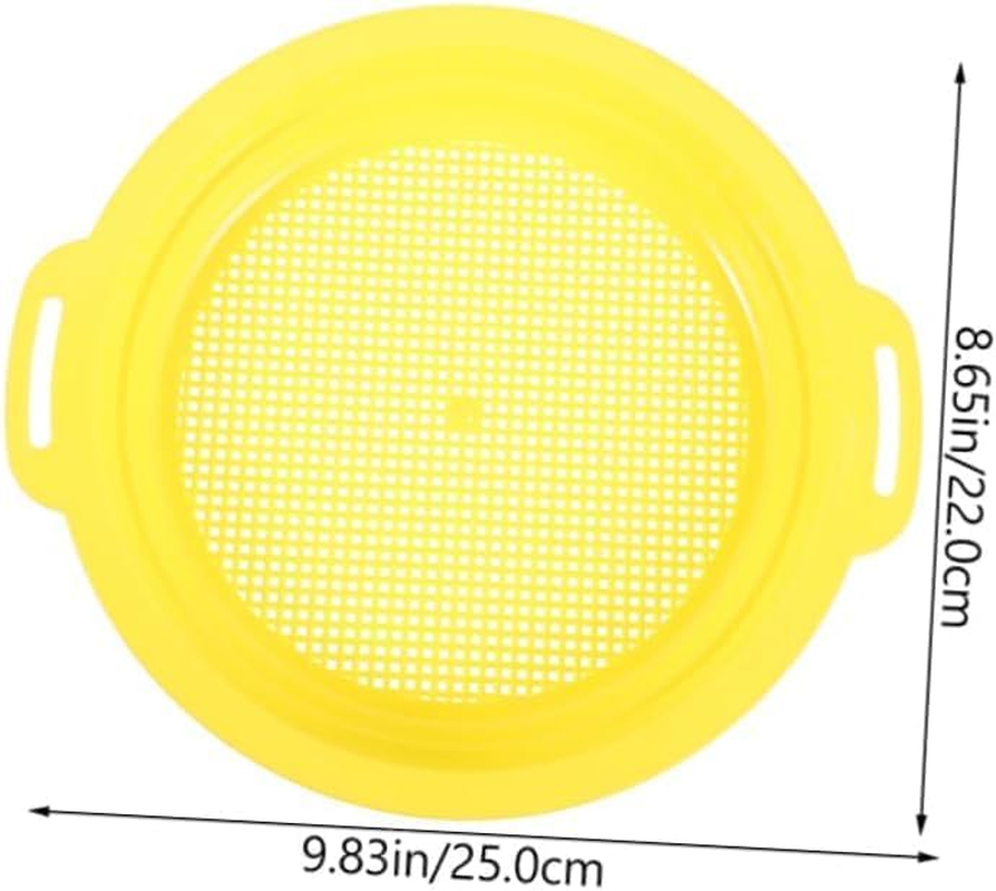 4 Piece Gold Panning Screen Set, Portable Stackable Mining Screens High Efficiency Gold Filtering Tools for River Prospecting image number 4