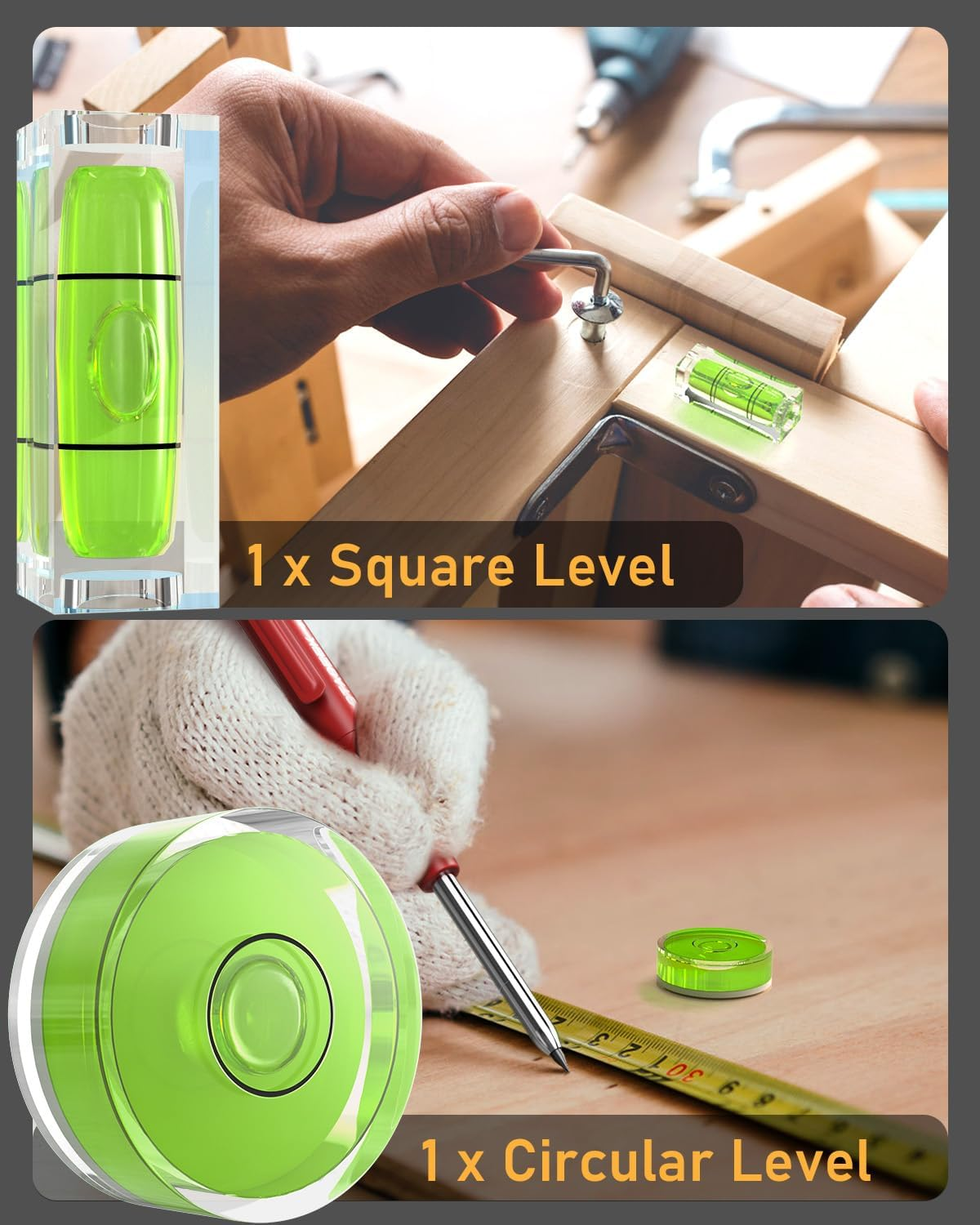 STAGEEK 34 Pack Carpenter Pencil Set with Sharpener, Mechanical Carpenter Pencils with Deep Hole Long-Nib Marker Pens, Carbide Scribe Tool & Construction Pencils for Architect Woodworking with Case image number 1