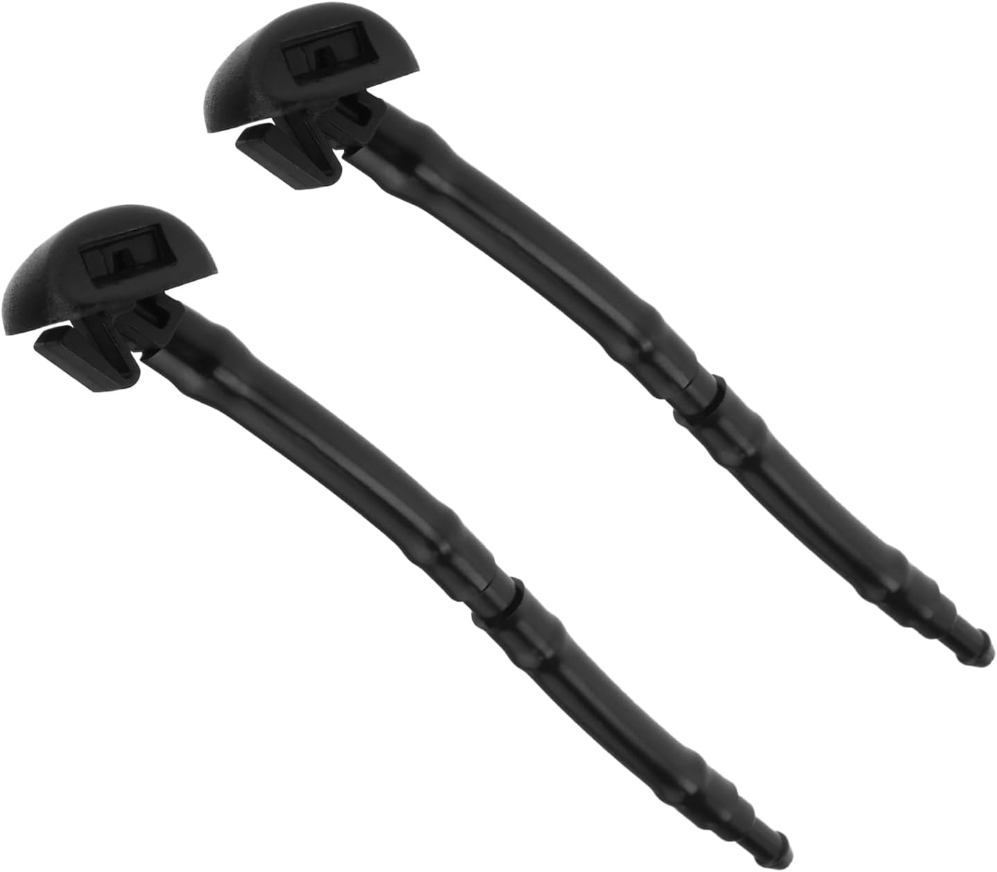 2PCS Windshield Washer Nozzles with Hose Compatible with Peugeot 407 OE 6438Z1 6438.Z1 27.1X21.2Mm Tube Length 12Cm Windshield Washer Jet image number 2