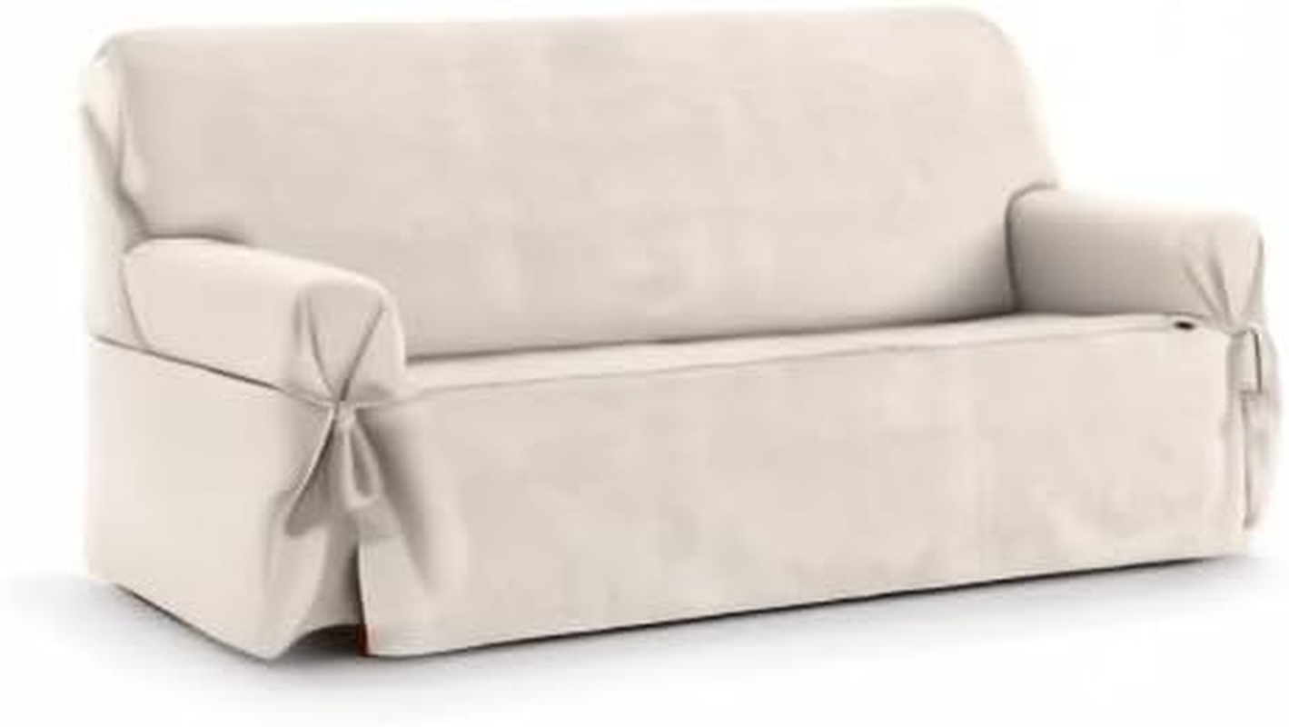 Eysa Levante Sofa Cover, Cotton, Beige, 180-230 Cm, 3 Seats image number 2