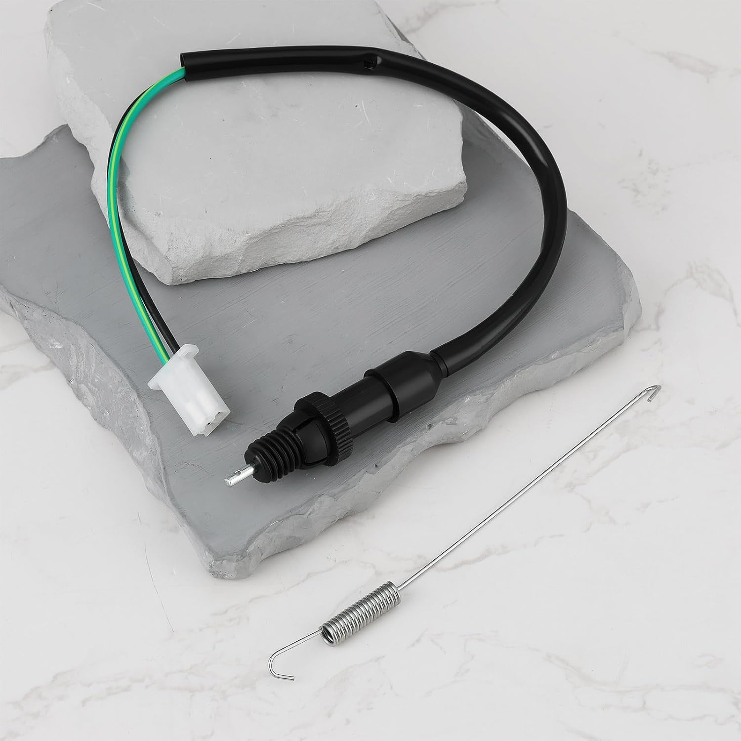 2Pcs Motorcycle Rear Brake Switch with Spring Suitable for ATV Brake Pedal Switches