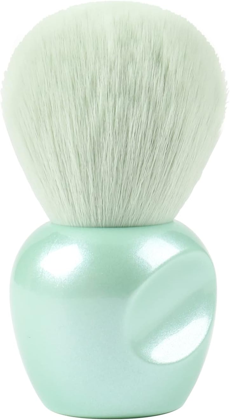 BQAN Nail Dust Brush Nail Art Dust Powder Remover Brush Nail Arts Dust Cleaner Brush Soft Kabuki Cleaner Brush for Makeup or Acrylic UV Gel Nail Arts (Transparent)