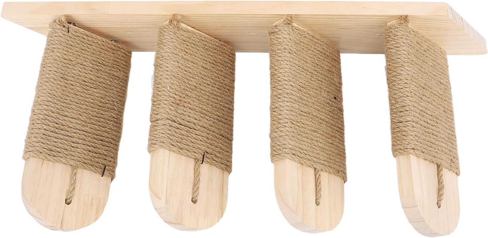 Cat Wall Mounted Climbing Shelves, Space Saving Cat Shelves and Cat Perches, Cat Wall Shelves with High Strength Pine Wood, Floating Cat Shelves for Home Apartment (4 Steps) image number 2