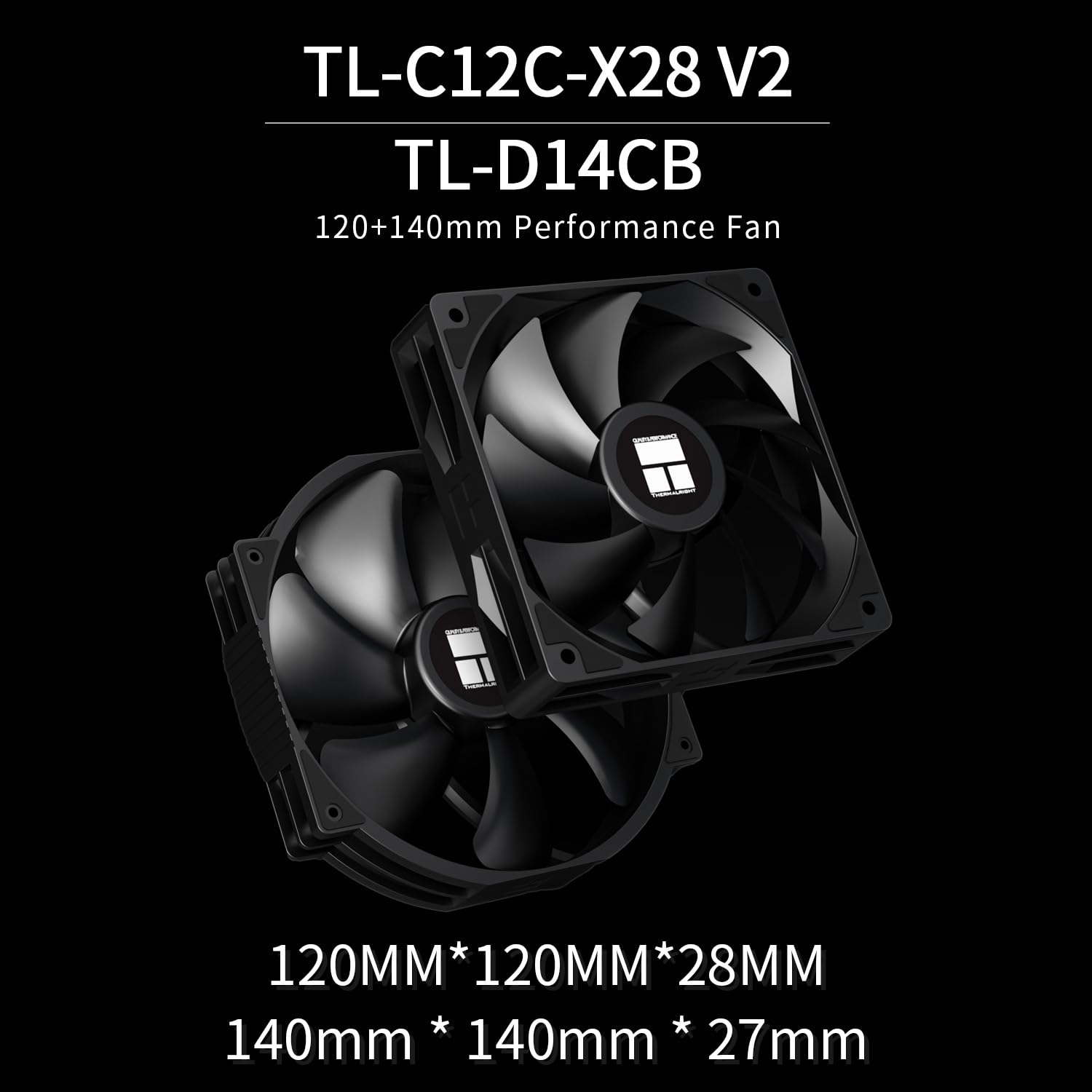 Thermalright Peerless Assassin 140 Digital Black CPU Cooler, Double Towers and Double Fans Cooling, CPU Air Cooler, ARGB Digital Screen Top Cover, for Am4/Am5,Intel LGA1851/1700/115X/1200/2011 image number 3