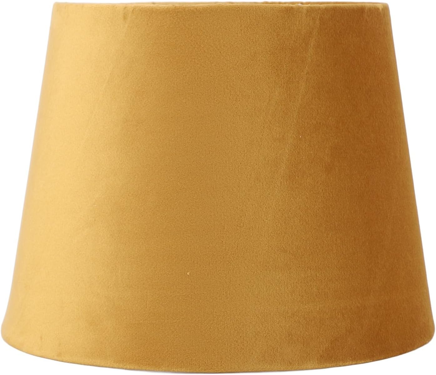 Generic Fabric Lampshade, E27 E14 Velvet Conical Lampshade Lamp Shade Easy Installation Decorative Lamp Replacement for Table Bedside Floor Lobbies Bedrooms Studies (Gold) - Blue image number 7