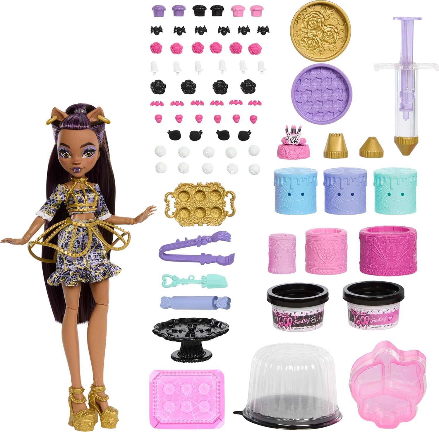 Monster High Scary Sweet Birthday Doll + Activity image number 5