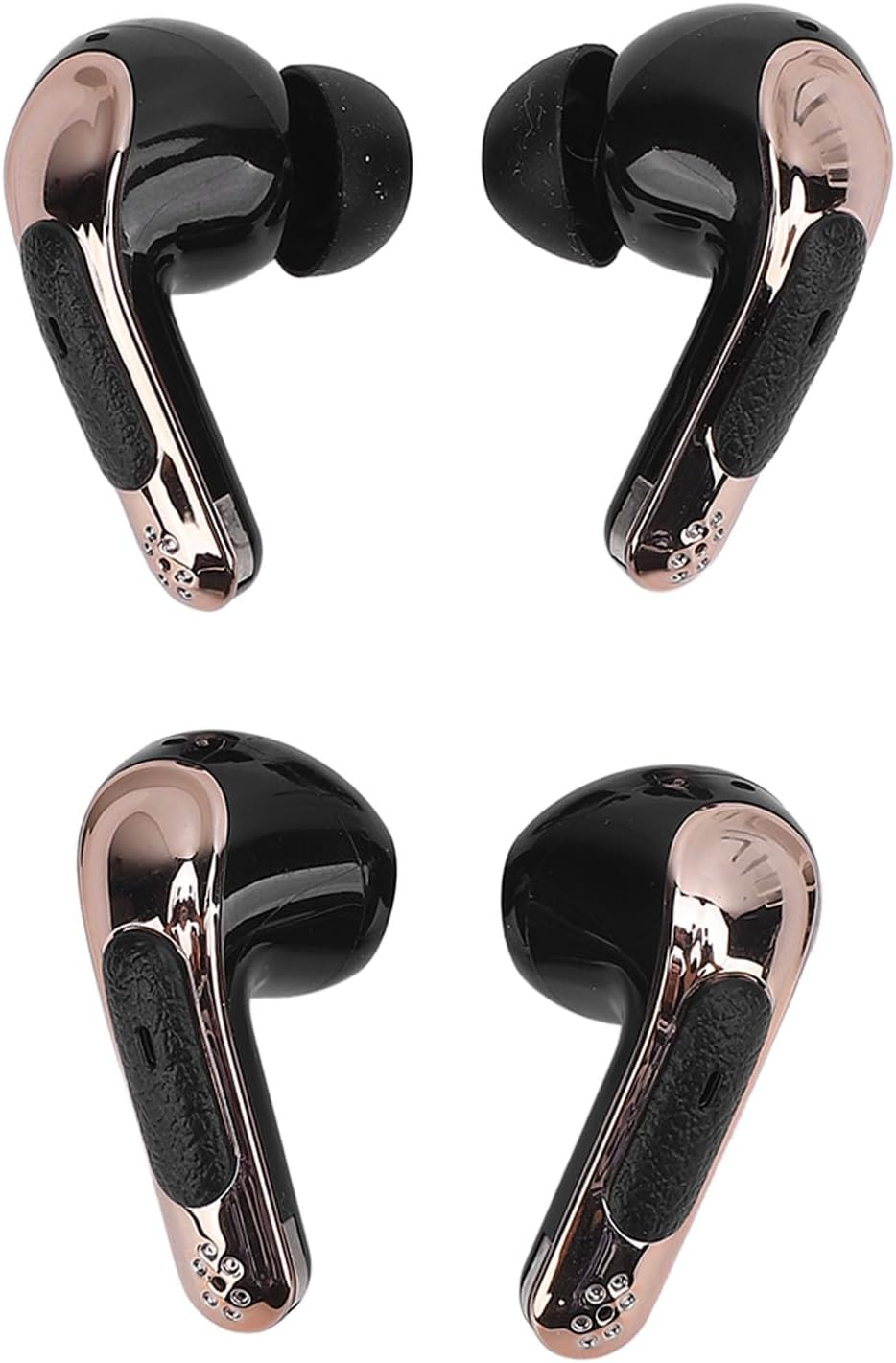 Pomya Wireless Earbuds, Low Latency Fast Response Independent Connection 5.4 Headphones 2 Pack Digital LED Display for Two Person for Outdoor (Black) image number 1