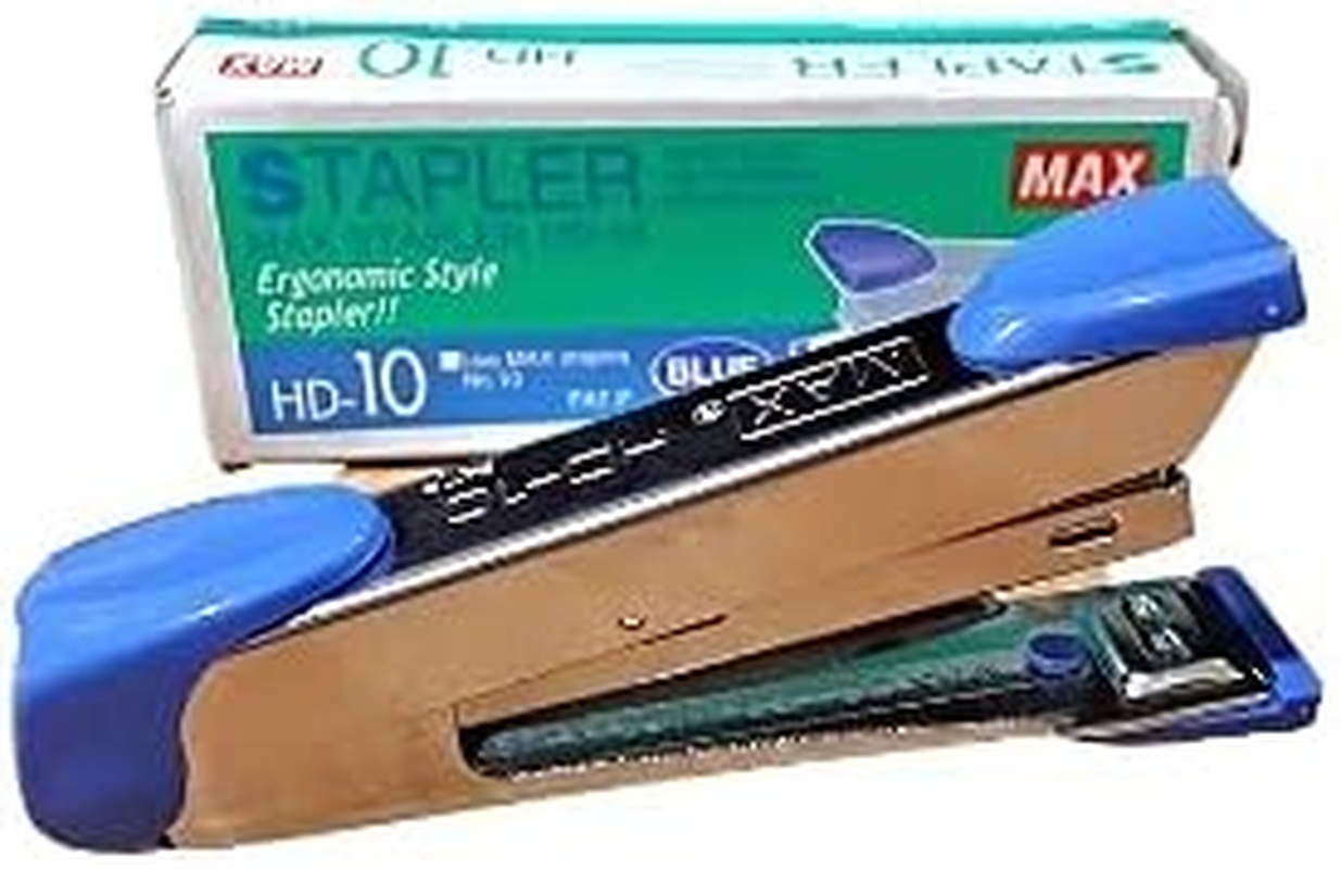 Max HD-10 Stapler Set with 2 Boxes (2000) Staples. Staple up to 15 Sheets of Normal Paper. image number 3