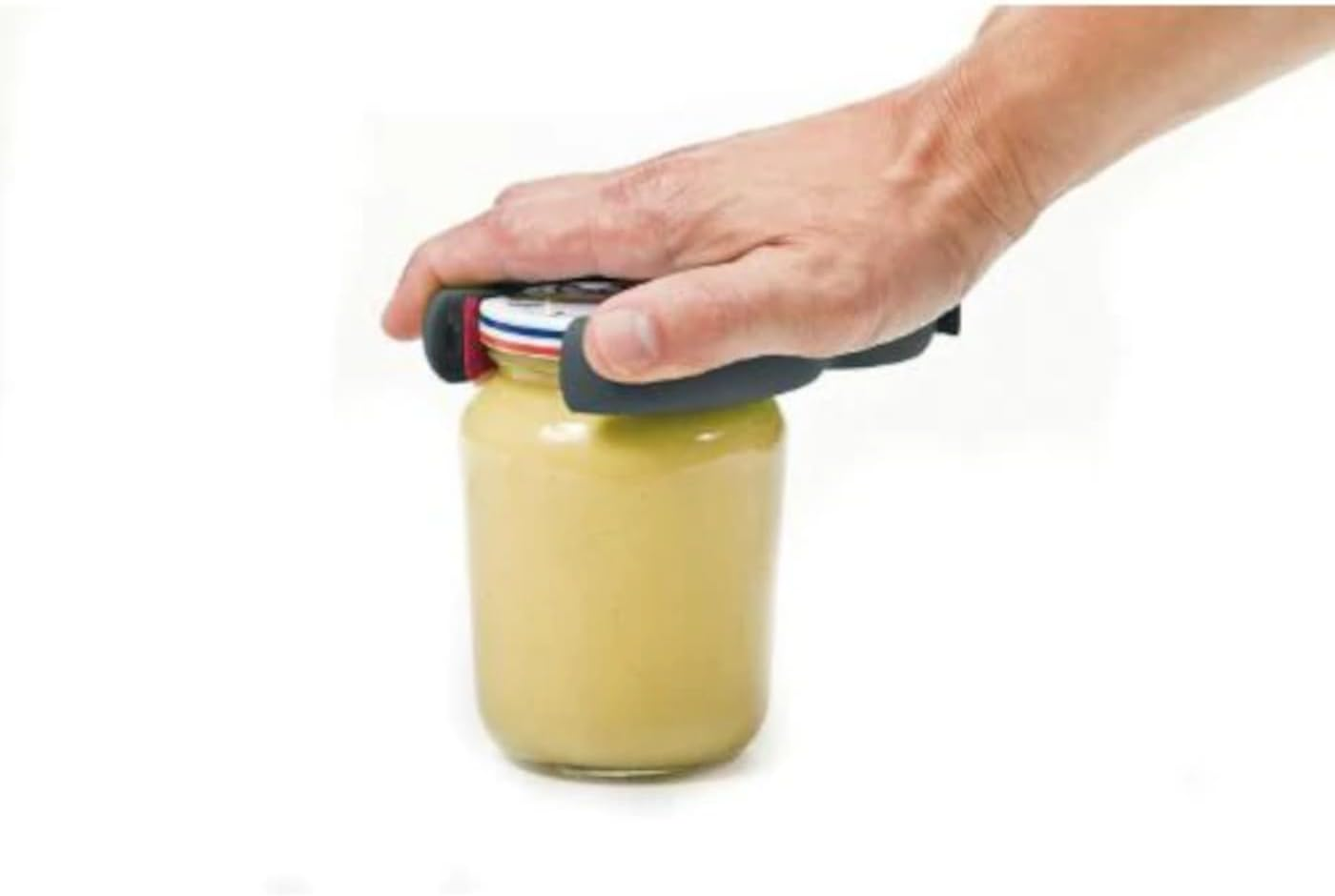 Progressive Prepworks 6-In-1 Multi Opener - Ultimate Kitchen Essential with Soft Grip Coating, Versatile Opening of Jars, Bottles, Soda Caps, Safety Seals, and Pull Tabs, Ergonomic Handle - Black/Red image number 2